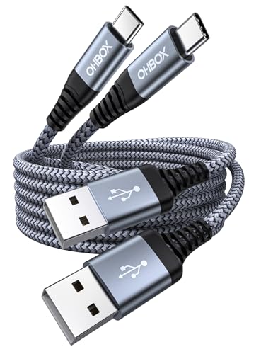 USB C Cable Fast Charging 10FT 2Pack, Long USB A to USB C Cable for Car - color: Grey, size: 10FT, style: USB A to USB C