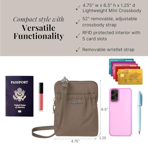 Baggallini RFID Bryant Pouch - color: Portobello