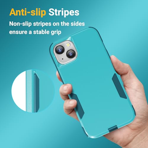 jaroco Magnetic for iPhone 13&14&15 Case Heavy Duty Rugged Dual-Layer Teal - color: Teal, size: iPhone 13&14&15