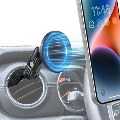 Magnetic Phone Mount for Jeep Wrangler 2018-2023 Gladiator JT 2020-2023 - style: Magnetic Mount