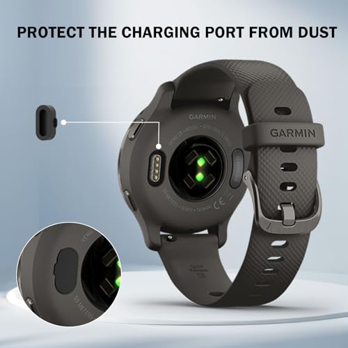 6 PCS Compatible for Garmin Venu 2S Screen Protector Clear, Full Cover Anti-scratch Soft TPU [Not Glass] with Great Protection for Venu 2S Watch Film, Sensitive Touch & HD - size: venu 2S