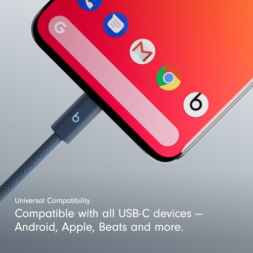 Beats 240W USB-C to USB-C Braided Cable, Fast Charging, Durable/Tangle Free, Compatible with Apple and Android Devices (3 m/10 ft) – Nitro Navy - color: Nitro Navy, size: 10 ft, style: USB-C to USB-C