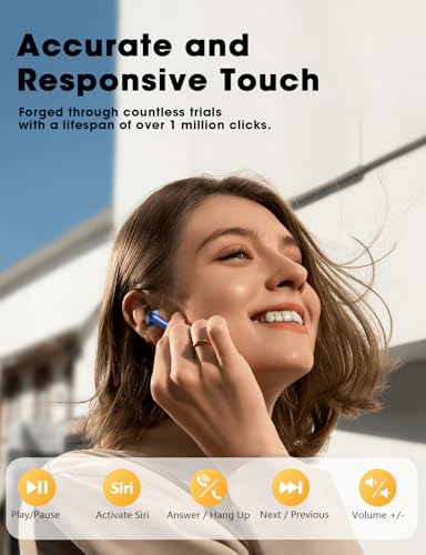jaddsa Wireless Earbuds, 2026 Ear Buds with Big Bass Stereo Sound,