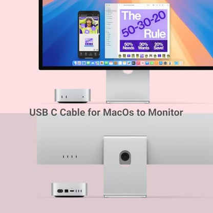 Ubluker USB C to USB C Cable 40Gbps 3.3FT, USB4 Cable with Thunderbolt 4 - size: 3.3 feet