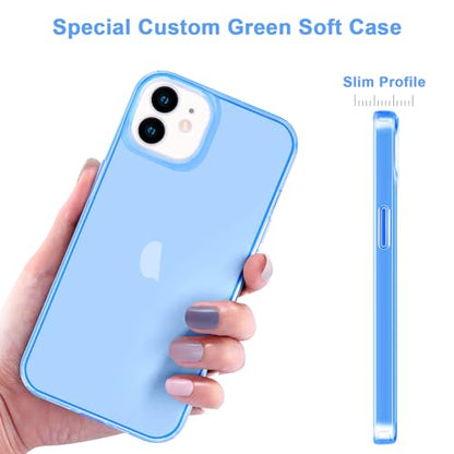 JJGoo Compatible with iPhone 12 Case & iPhone 12 Pro Case Clear Soft Transparent Shockproof Protective Slim Thin Bumper Phone Cover for 12 and 12 Pro - 6.1 inch, Dark Blue - color: Dark Blue