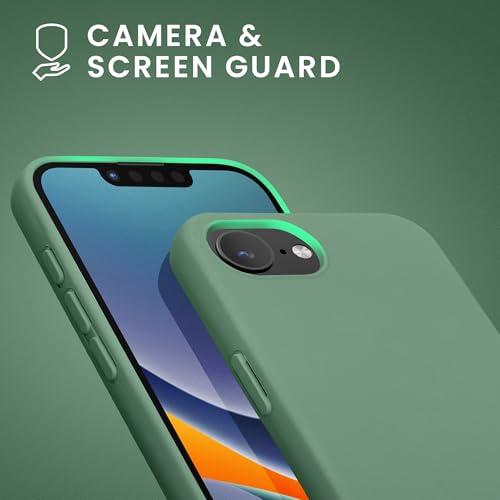 kwmobile Case Compatible with Apple iPhone 17e / iPhone 16e Case - Slim Protective TPU Silicone Phone Cover - Pottery Green - color: Pottery Green, size: iPhone 17e / iPhone 16e