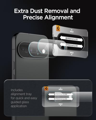 Spigen Glas.tR EZ FIT Pro Optik Camera Lens Protector for Pixel 11 - size: Pixel 11