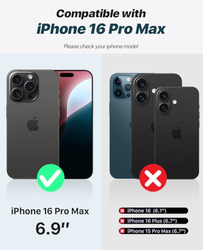 OCASE for iPhone 16 Pro Max Case Detachable Wallet Case with Card Holder, 2 in 1 Pu Leather Flip Folio with RFID Blocking Stand Wrist Strap Shockproof Phone Cover 6.9 Inch 2024, Blackish Green - color: Blackish Green, size: iPhone 16 Pro Max