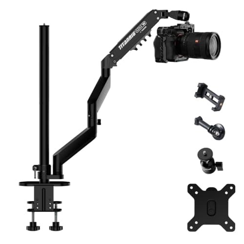 TARION Titanrig Lite W Pneumatic Overhead Camera Desk Mount Monitor Arm - size: Lite W (Pneumatic - Camera / Monitor)
