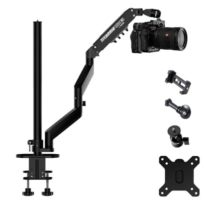 TARION Titanrig Lite W Pneumatic Overhead Camera Desk Mount Monitor Arm - size: Lite W (Pneumatic - Camera / Monitor)