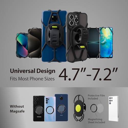 Bone Bike Tie 4 Magnetic, MagSafe Bicycle Phone Mount + Magnetic Sticker