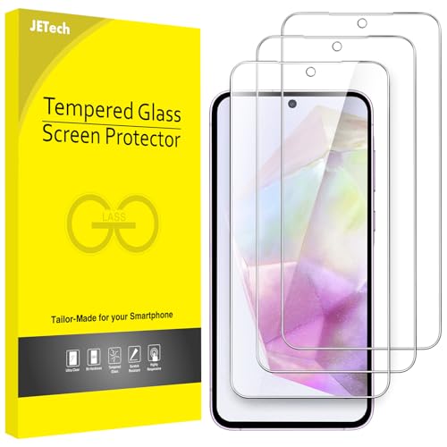 JETech Screen Protector for Samsung Galaxy A35, 3-Pack - size: Galaxy A35
