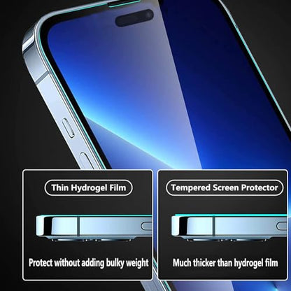 Hydrogel Film Screen Protector for iPhone 17 Pro, Soft TPU Transparent Protective Screen Protector Film -Not Tempered Glass -3 Packs