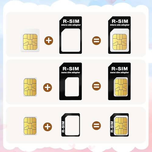 20-Pack SIM Card Adapter Kit - Includes Nano/Micro/Standard SIM Converters & Eject Tool for iPhone, Samsung, and Most Smartphones