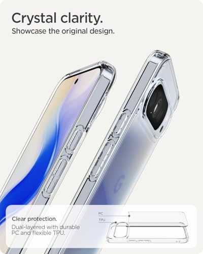 Spigen Ultra Hybrid for Pixel 10 Pro XL Case, Crystal Clear - color: Clear, size: Pixel 10 Pro XL