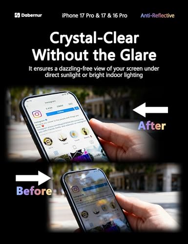 NON-GLASS[Anti Reflective] iPhone 17 Pro/17/16 Pro Flexible Screen Protector [3 Pack] | Case Friendly | Unbreakable TPU | Invisible Thin | Soft Hydrogel Film - size: iPhone 17 Pro/iPhone 17/iPhone 16 Pro