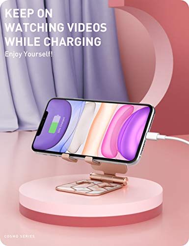 i-Blason Cell Phone Stand for Desk, Phone Holder fits All Phones, Marble - color: Marble