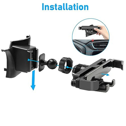 for Honda CRV Phone Holder Mount Air Vent 2017-2021,Black,1PC - size: 2017-2021 CRV Phone Holder