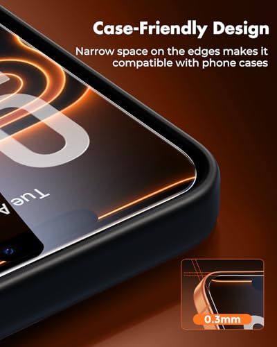 UNBREAKcable 4-Pack iPhone 17 Pro Max Screen Protector, 9H Hardness | 9H tempered glass | 99.99% HD clarity | Double Shatterproof|alignment frame easy install | case-friendly - size: iPhone 17 Pro Max