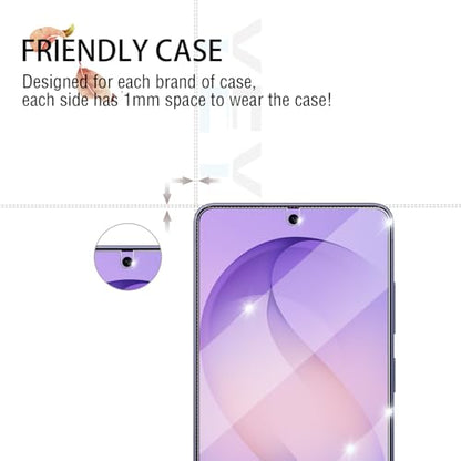 Galaxy S26 Ultra Screen Protector + Camera Lens Protector, [2 +2 Pack] [Ultrasonic Fingerprint Unlock] Full Coverage Tempered Glass Screen Protector For Samsung Galaxy S26 Ultra - size: Galaxy S26 Ultra