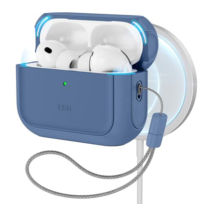 ESR for AirPods Pro 3 Case, Compatible with MagSafe, Dark Blue - color: Dark Blue, size: AirPods Pro 3 Case