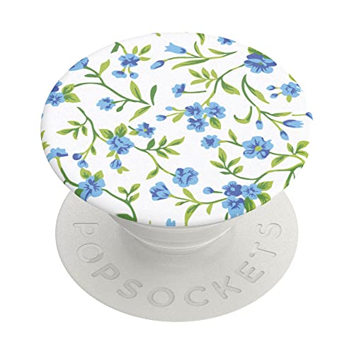 PopSockets Adhesive Phone Grip, Holder- Blue Ditsy - color: Blue Ditsy