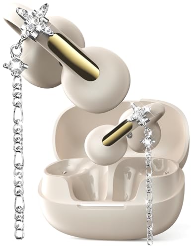 Open Ear Headphones with Dangling Star Jewelry Earrings