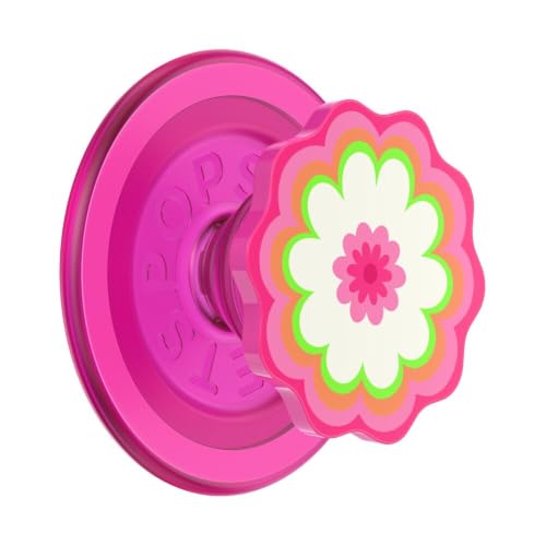 PopSockets Phone Grip for MagSafe, Magnetic Holder- Pink - color: Kaleidoscope Pink, style: MagSafe