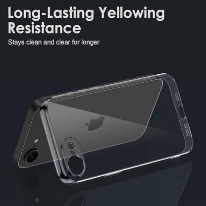 Shamo's Clear TPU for iPhone 17e Case / iPhone16e Case – with Camera Protection, Ultra Slim, Shockproof, Anti-Yellowing, Scratch-Resistant, Wireless Charging Compatible, Enhanced Grip - size: For iPhone 17e / iPhone 16e
