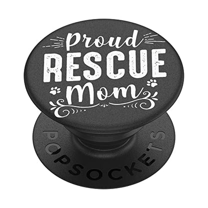PopSockets Adhesive Phone Grip, Holder- Proud Rescue Mom - color: Proud Rescue, style: Adhesive