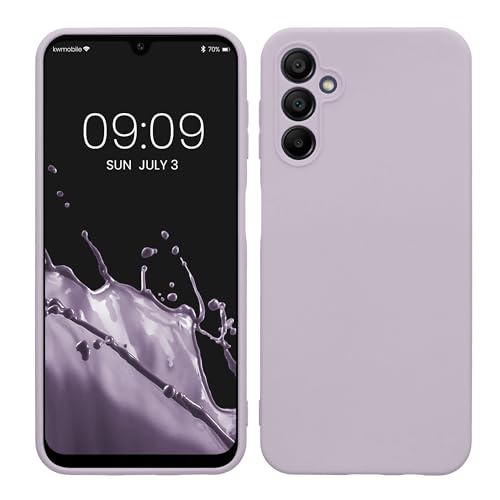 kwmobile Case Compatible with Samsung Galaxy A14 5G Case - Protective Slim TPU Phone Cover - Soft Matte Finish - Lavender - color: lavender, size: Galaxy A14 5G