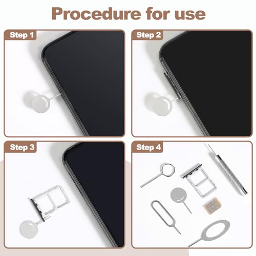 13 Pcs Sim Card Removal Tool Sim Card Tool Sim Ejector Tool iPhone Sim Card Removal Tool Sim Eject Tool Smooth and Burr-Free for All Cell Phones