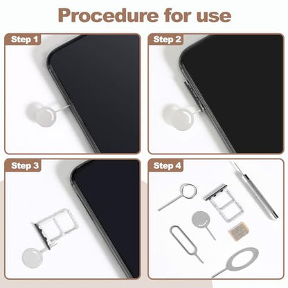 13 Pcs Sim Card Removal Tool Sim Card Tool Sim Ejector Tool iPhone Sim Card Removal Tool Sim Eject Tool Smooth and Burr-Free for All Cell Phones