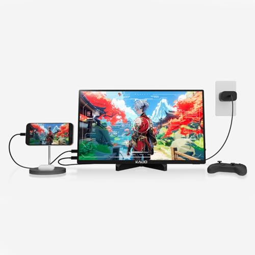 Kado Tablet Stand for Tablet, Adjustable Portable Monitor Holder, Foldable iPad Accessories for Office Compatible with Kindle, Switch, Surface Pro, iPad Pro/Air/Mini, iPhone Pro/Max/Plus
