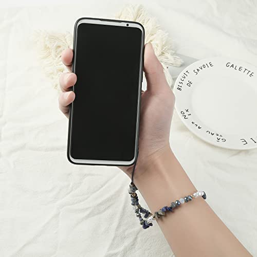 6PCS Beaded Phone Charms Strap Fruit Star Faux Pearl Rainbow Beads Phone Chains Beaded Lanyard for Camera Key Wallet Valentines Day Gifts for Her Women - style: Style3-4