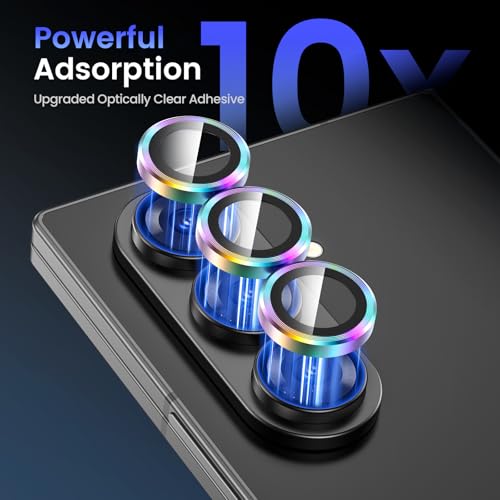 Tensea Camera Lens Protector Compatible for Samsung Galaxy Z Fold 7/8 Ultra - color: Colorful