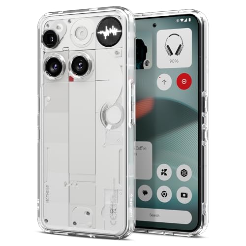 Spigen Ultra Hybrid Designed for Nothing Phone 3 Case (2025) [Anti-Yellowing] - Crystal Clear - color: Crystal Clear, size: Nothing Phone (3)