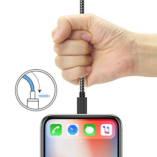 Micro USB Cable Android Charger [6-Pack 5ft] Nylon Braided Fast Sync&Charging Cord for Android, Samsung, Nexus, LG, HTC, Nokia, Sony, and More