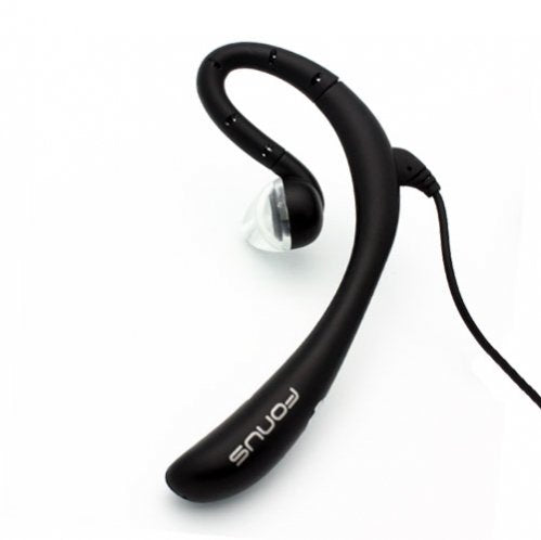 Premium Behind-The-Ear WIRED Hands-free Boom Headset MONO Headphone Single Earphone with Microphone for Verizon Kyocera Brigadier, Verizon Kyocera Hydro Elite C6750, Verizon LG VS890 Enact, Verizon LG Extravert 2, Verizon LG G Pad 8.3
