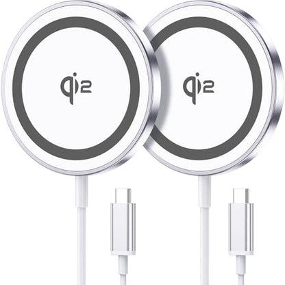 for Mag-Safe Charger 2 Pack,Qi2 Certified 15W Magnetic Wireless Charger Pad