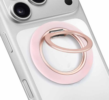 Jsoerpay Ultra-Thin Magnetic Phone Grip for MagSafe, Pink - color: Pink