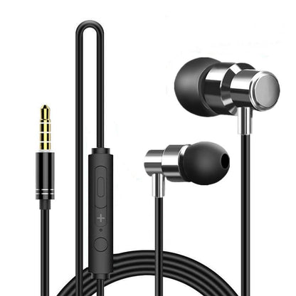 Accessonico Earbuds with Long Cord 6 ft 3.5mm Wired Headphones with Microphone Noise Cancelling Earphone Call Volume Control 3.5 mm Jack Ear Buds for Laptop TV PC Chromebook Stereo Plug in