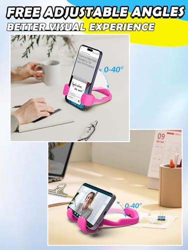 Christmas Stocking Stuffers for Teen Girls Women Cell Phone Holder Hot Pink - color: Hot Pink