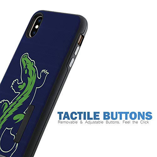 CasesOnDeck Case Compatible with [Apple iPhone X | iPhone Xs][Grip Tactical] iPhone Xs Hybrid Bump and Drop Protection Case Slim Fit Dual Layer Cover (Gator) - color: Gator