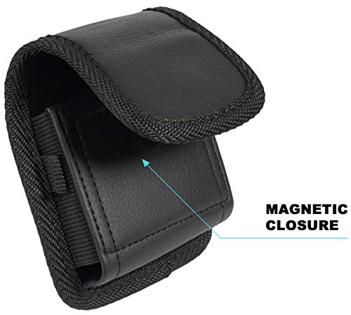 Nakedcellphone Pouch for Samsung Galaxy Z Flip 8 7 6 Phone Case - Black