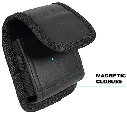 Nakedcellphone Pouch for Samsung Galaxy Z Flip 8 7 6 Phone Case - Black