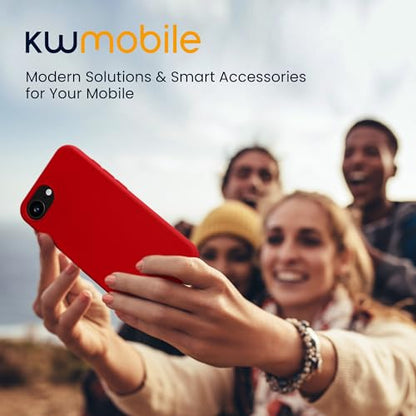 kwmobile Case Compatible with Apple iPhone 17e / iPhone 16e Case - Slim Protective TPU Silicone Phone Cover - Classic Red - color: Classic Red, size: iPhone 17e / iPhone 16e