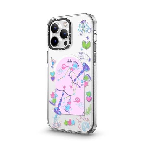 CASETiFY for iPhone 14 Pro Max Case - Impact Clear Compatible with MagSafe | Not Yellowing | 6.6 ft. 3X Military Grade Drop Protection | Libra | Clear - color: Libra (Clear), size: Iphone 14 Pro Max (6.7")