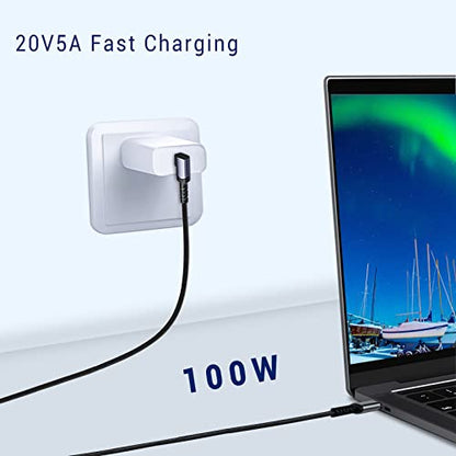 USB C to USB C Cable 3.1 Gen 2 Right Angle, 3.3ft 2 Packs - size: 100w - 3ft, 3ft