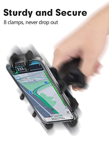ZIDIYORUO Anti-Theft ATV Phone Mount Holder with Vibration Dampener